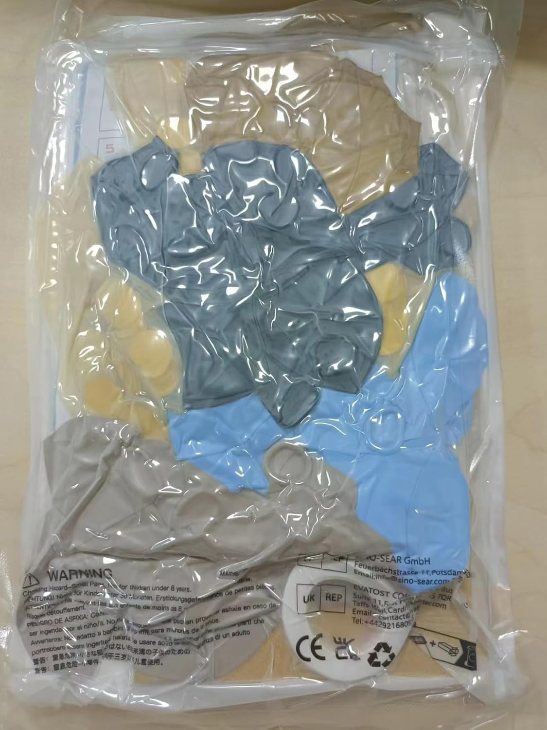 1St Birthday Decorations for Boys with Photo Banner, Blue and Gold Balloons, Number 1 Cake Topper, and Car Balloons