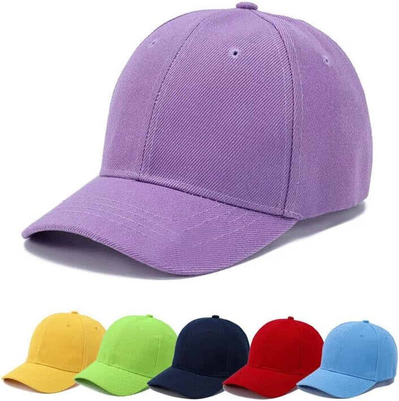 Kids Boy Girl Baseball Cap Hat Soft Cotton Lightweight Adjustable Size for 2-9 Years