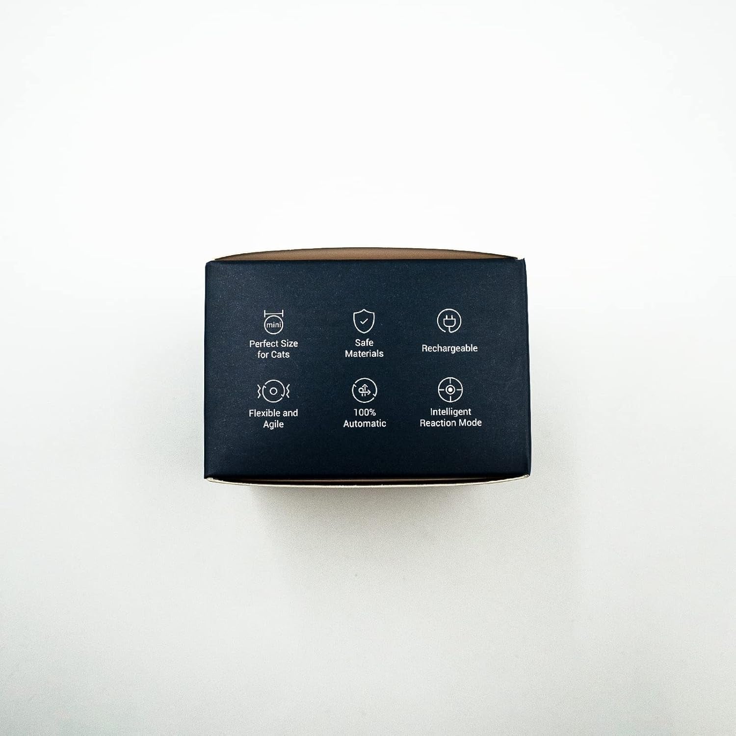 Interactive Cat Ball Toy, Electric Self Rolling Ball for Indoor Cat Kitten, 3 Modes with LED Lights, Red