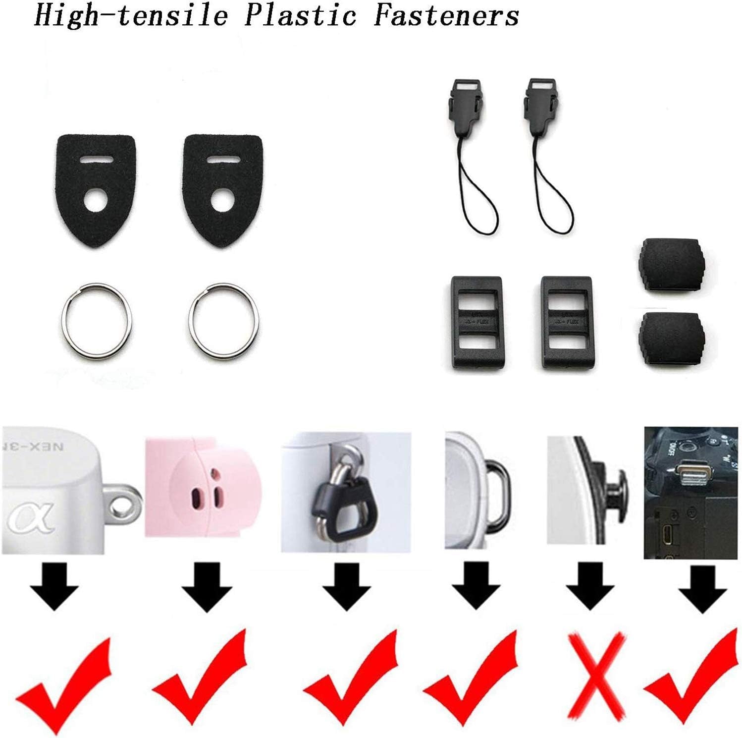 Washable Camera Strap (Black)