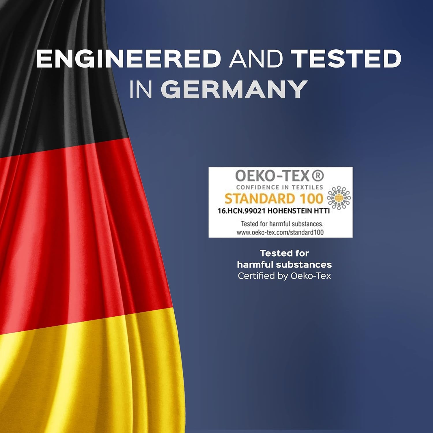 Memory Foam Seat Cushion for Office Chair - Non-Slip, Seat Pads for Coccyx Pain Relief to Support Standing - Portable Car Seat Cushion W/Handle for Lower Back Support