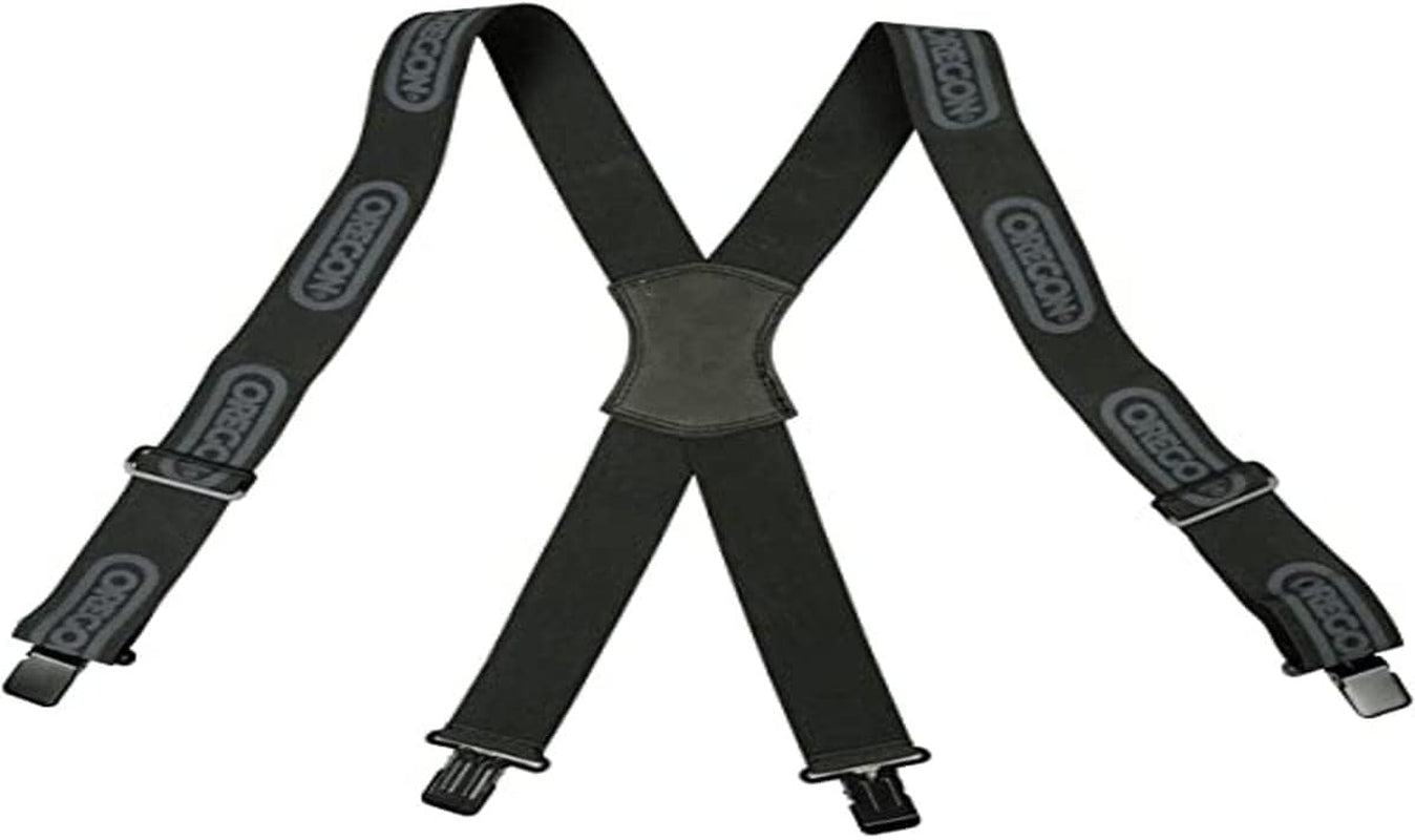 562411 Black Logger Braces with Metal Clips