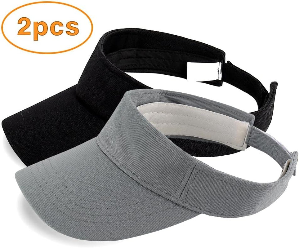 Sun Visor Hat Sports Adjustable Baseball Cap with Outdoor UV Protection for Women Men