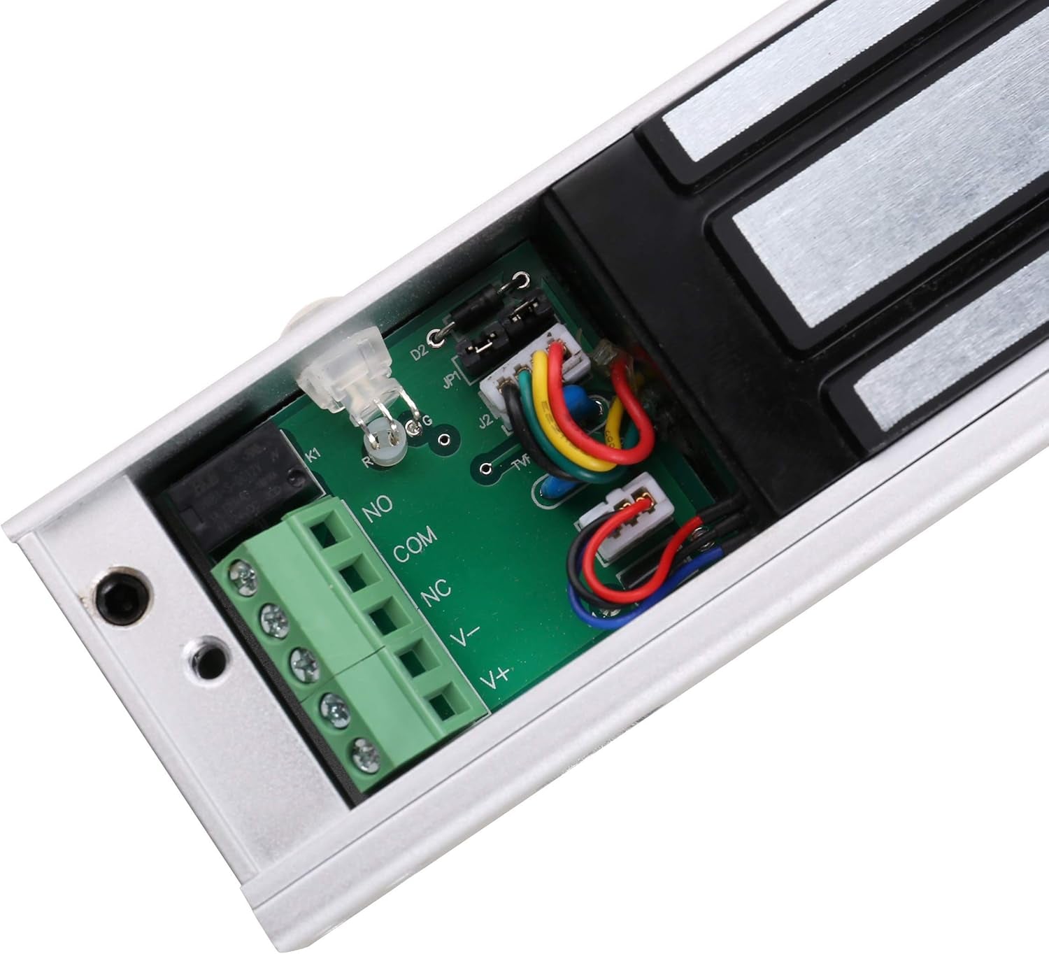 Access Control Outswinging Door 600Lbs Force Electromagnetic Lock & Remote Control Kit