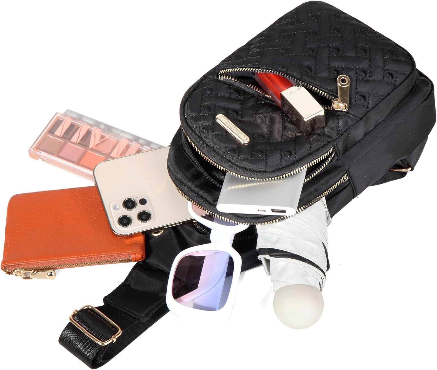 Sling Backpack Crossbody Small Sling Bag Travel Hiking Backpack Fanny Pack Cross Body Bag for Women