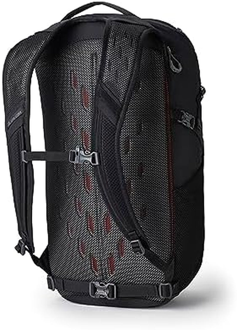 Nano 24L Unisex Day Hiking/Commuter/Active Travel Backpack, Breathable Backpanel, Hydration Port, One Size Fits All, Obsidian Black