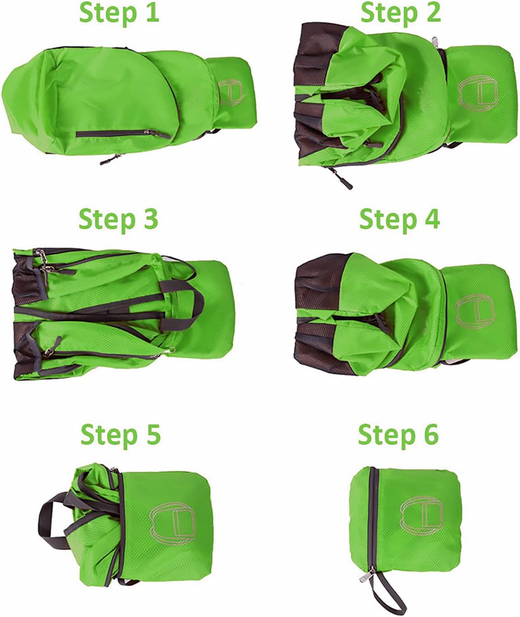 Outdoor Lightweight Foldable Water Resistant Backpack for Travel Hiking Riding