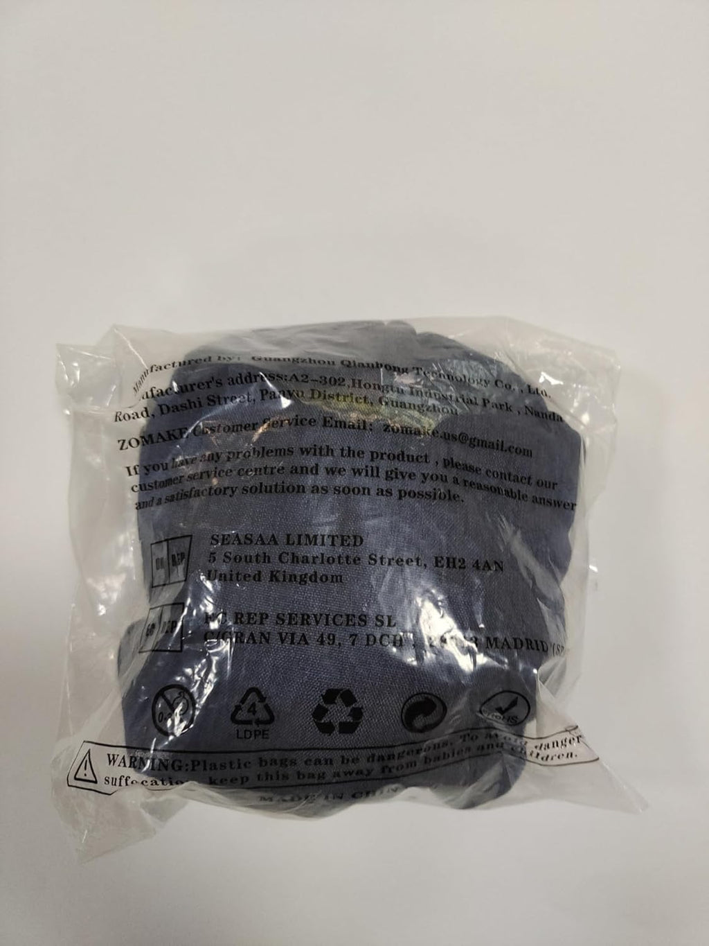 Ultra Lightweight Packable Backpack 10L, Small Daypack Light Foldable Backpacks Water Resistant Day Bag for Hiking(Navy Blue)