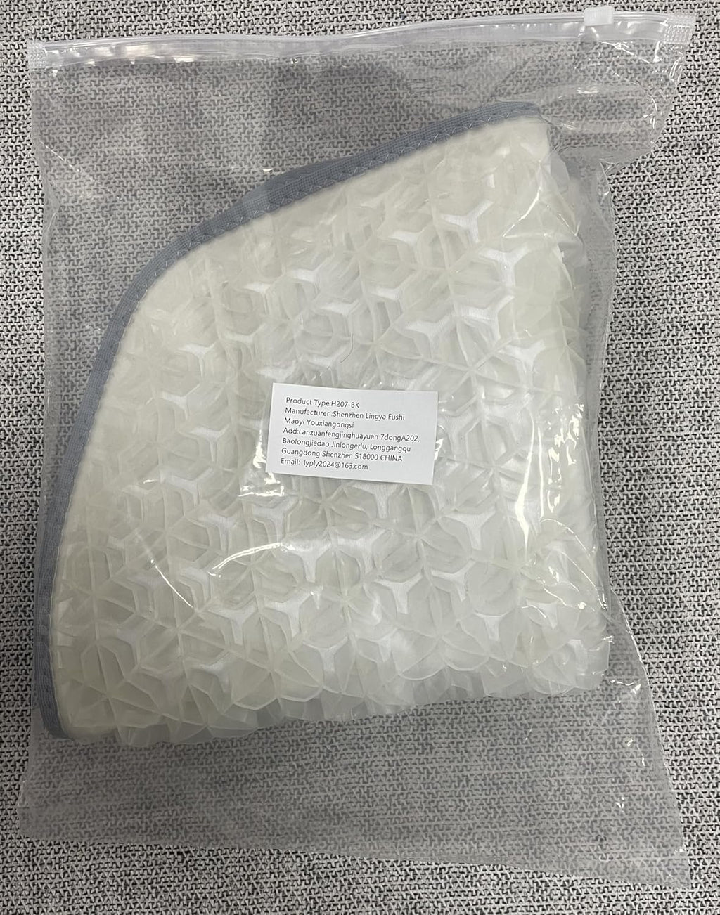 Large Gel Seat Cushion, Breathable 3D Surface Car Seat Cushion for Long-Time Driving, Relieving Sedentary Pressure for Home Office Chair/Wheelchair, Black