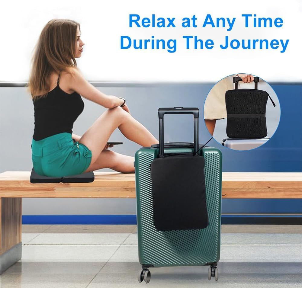 Wheelchair Cushion,Gel Seat Cushion,Foldable Honeycomb Heaven Cushion for Long Sitting,Office Desk Chair,Hip Pressure Sore Relief,Travel,Airplane,Car Driving,Elderly,Computer Gaming Chair (Square-S)