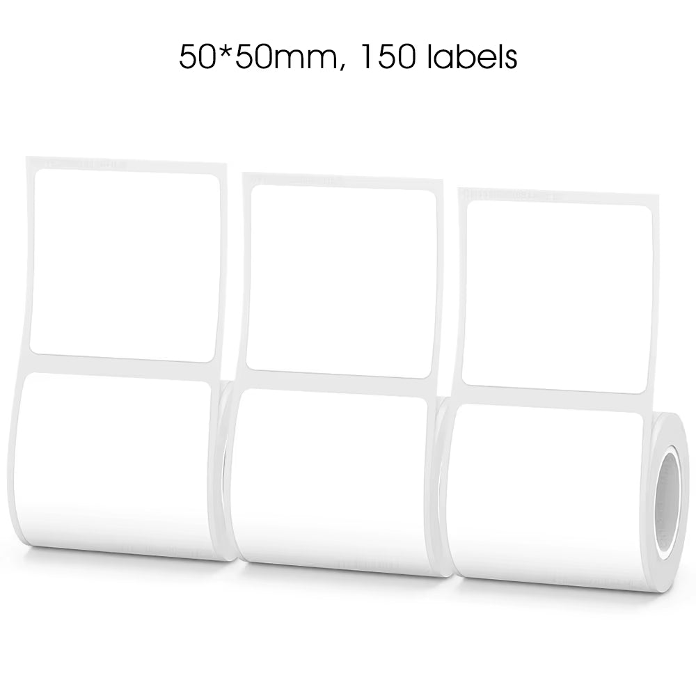 Tragbarer Mini-Drucker P50 Thermo-Klebeetikettendrucker Ohne Tinte Bluetooth-Aufkleberdrucker Barcode Preisschild Etikettendrucker