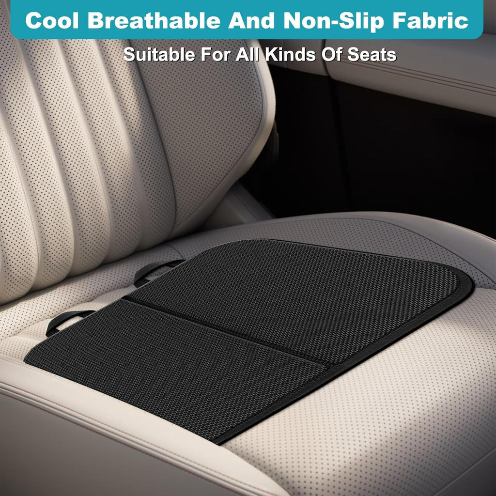 Gel Seat Cushion, Foldable Chair Cushions for Long Sitting, Breathable Cooling Summer Design Large Thick Ergonomic Support for Wheelchair Car Airplane and Office Use Accessories