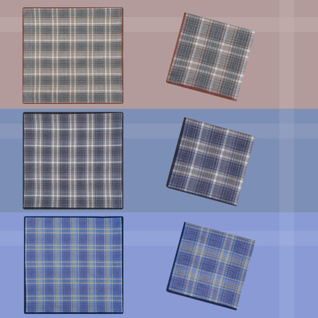 Mens Handkerchiefs, 12 Pack Men'S Handkerchiefs, Handkerchiefs for Men Cotton, 100% Cotton Classic Pocket Handkerchief for Weddings, Prom, Celebration, Gift for Men