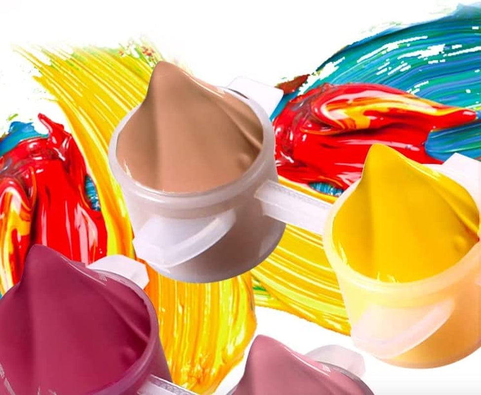 DIY Paint by Numbers Oil Painting Canvas for Kids or Adults Beginner with Brushes and Acrylic Paints Frameless(40X50Cm Tulip)