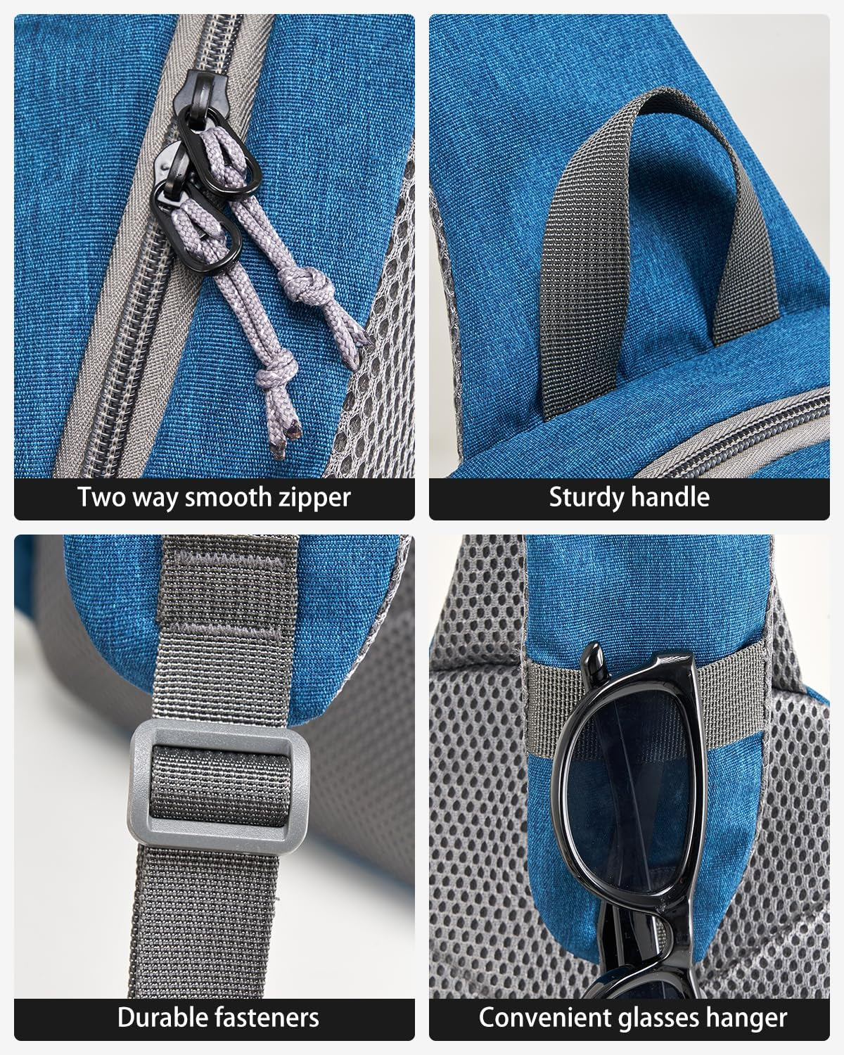 Sling Bag Crossbody Backpack for Men, One Strap Backpack Hiking Daypack Chest Bag for Women