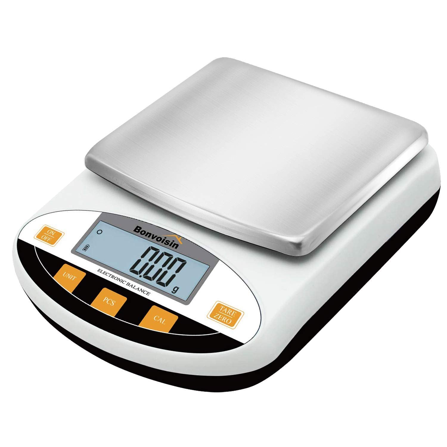 0.01G Lab Scale Digital Precision Analytical Balance High Precision Electronic Balance Jewelry Scale Kitchen Scale Scientific Scale Laboratory Scale Balance 10Mg Readability (5000Gx0.01G)