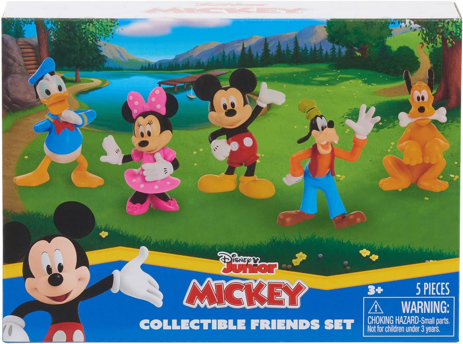 Mickey Mouse Collectible Figure Set, 5 Pack, Kids Toys for Ages 3 up by