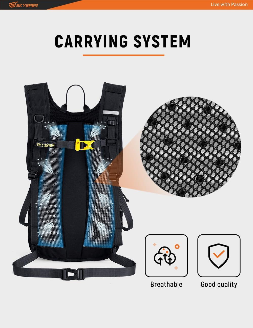 Hiking Backpack - 20L Small Hiking Daypack Lightweight Hiking Backpack, Breathable Day Pack, Backpacking for Women Men
