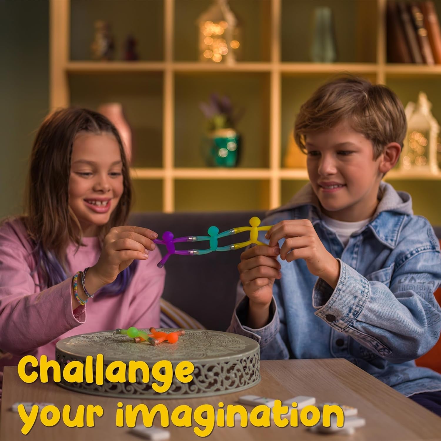 Magnet Men – 10-Piece Magnetic Travel Toys: Magnetic Kids Toys, Road Trip Toys for 1-3 | Easter Basket Stuffers for Kids