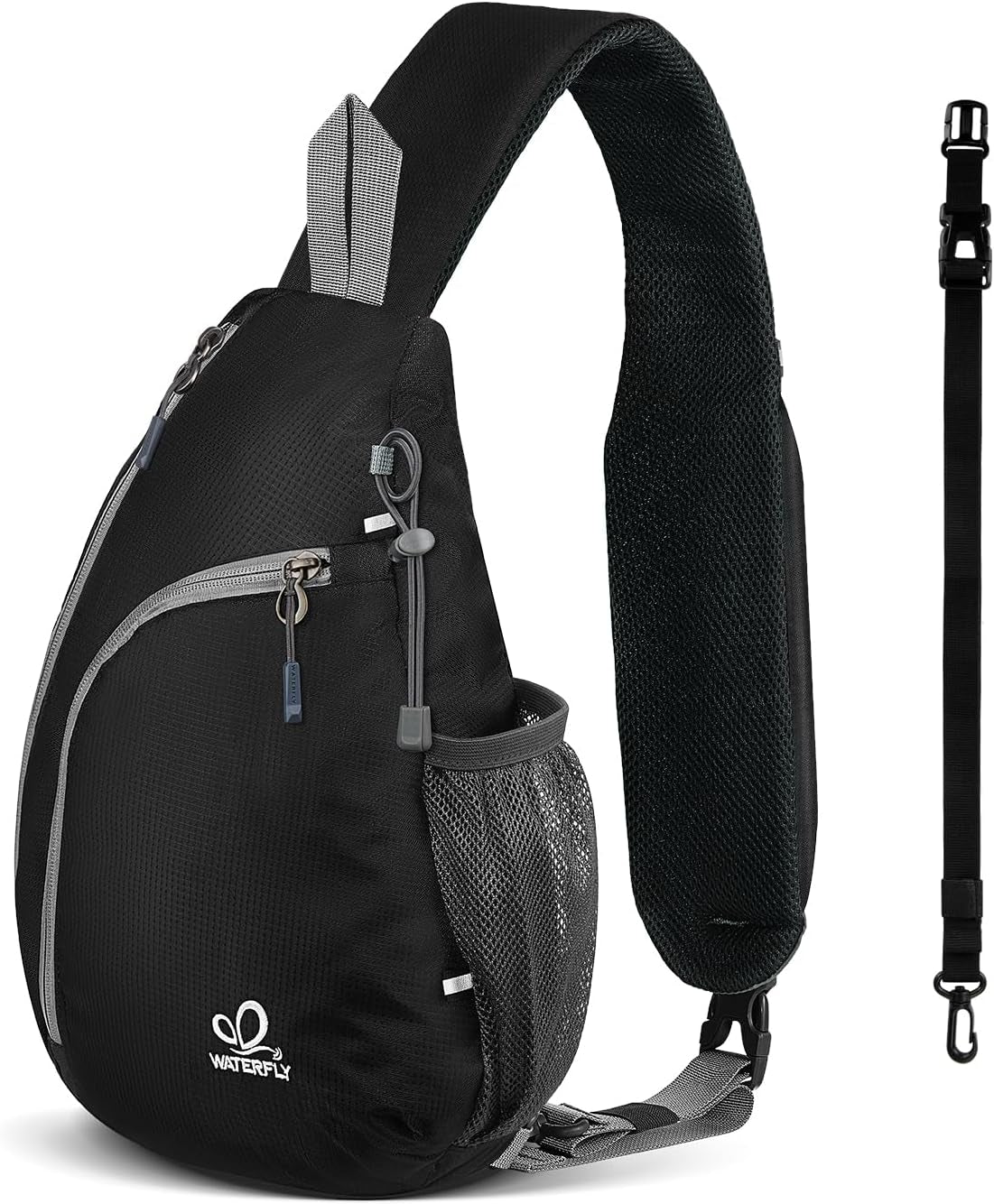 Crossbody Sling Bag Small Water Resistant Backpack Lightweight Shoulder Chest Daypack for Men Women Hiking Travel