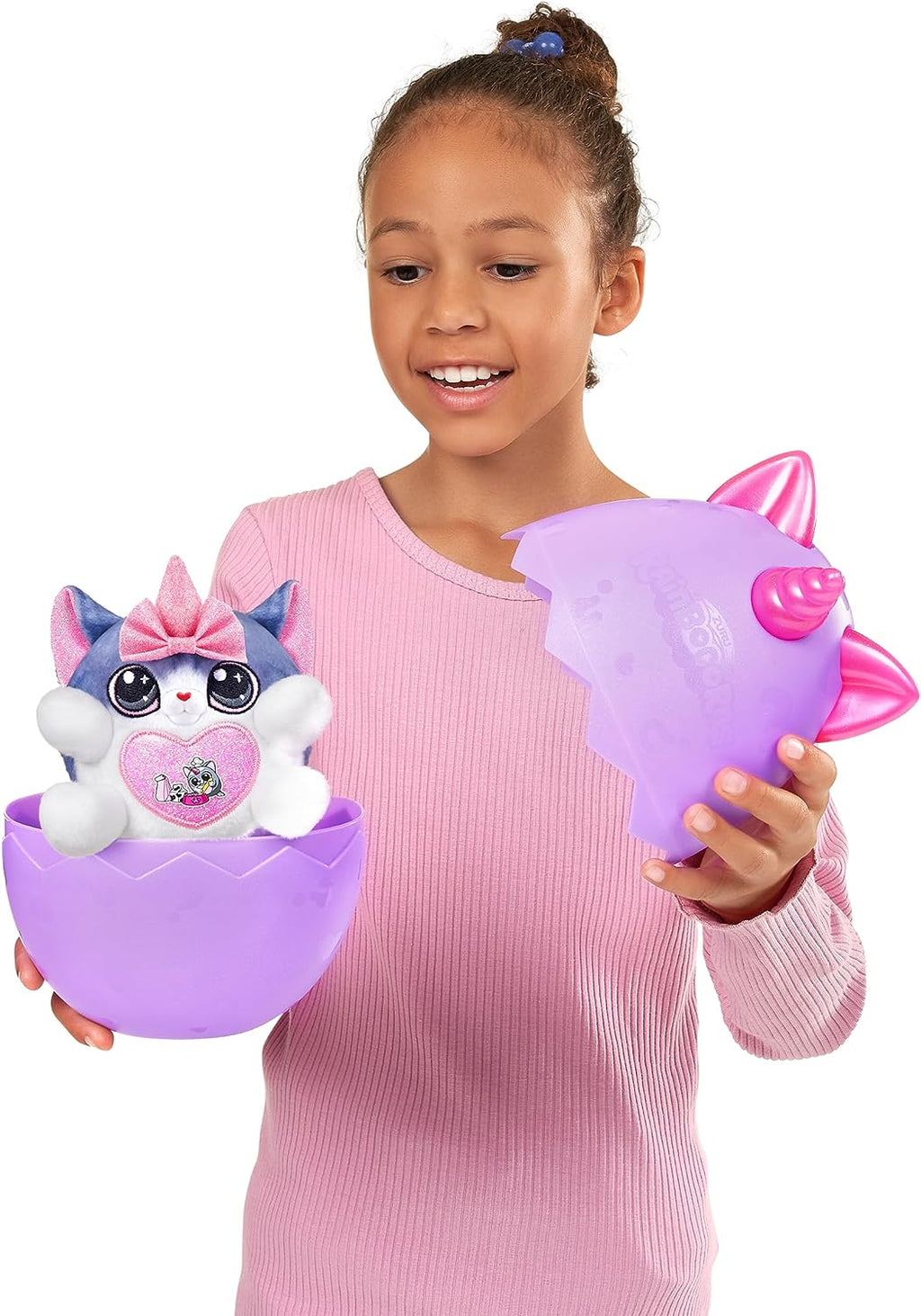 Kittycorn Surprise Series 2 (American Shorthair) by , Collectible Plush Stuffed Animal, Surprise Egg, Sticker Pack, Slime, Ages 3+ for Girls, Children