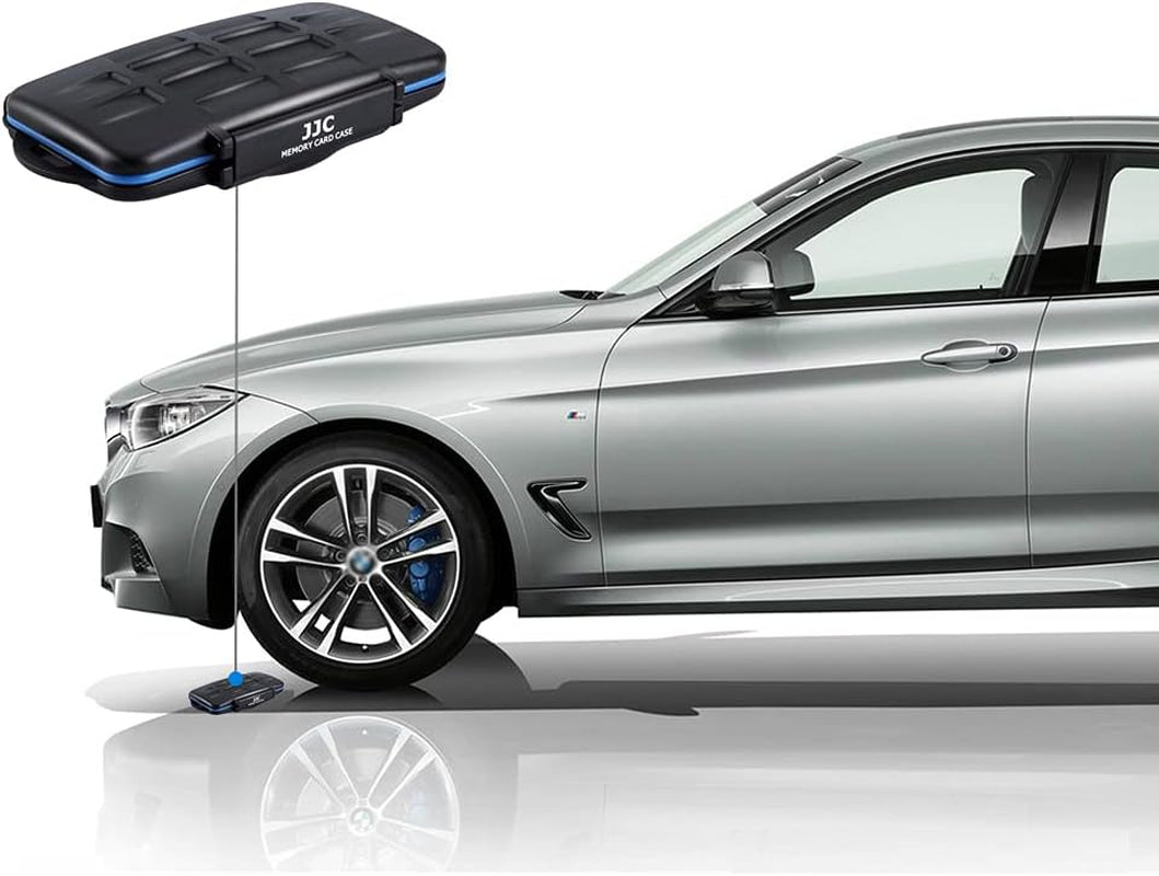 Memory Card Case, SD Card Storage Box for 12 SD Cards + 18 Micro SD + 6 CF Compact Flash Cards (36 Slots)