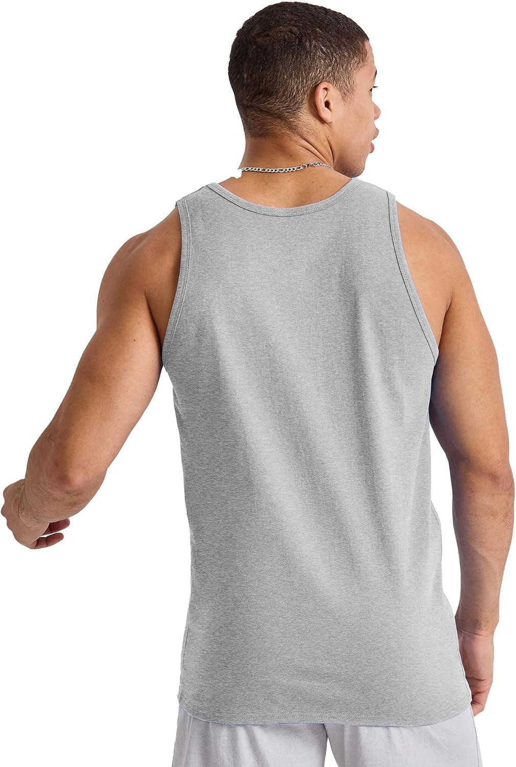 Men'S Essentials Top Pack, Midweight Cotton Tanks, Sleeveless Shirts, 3-Pack
