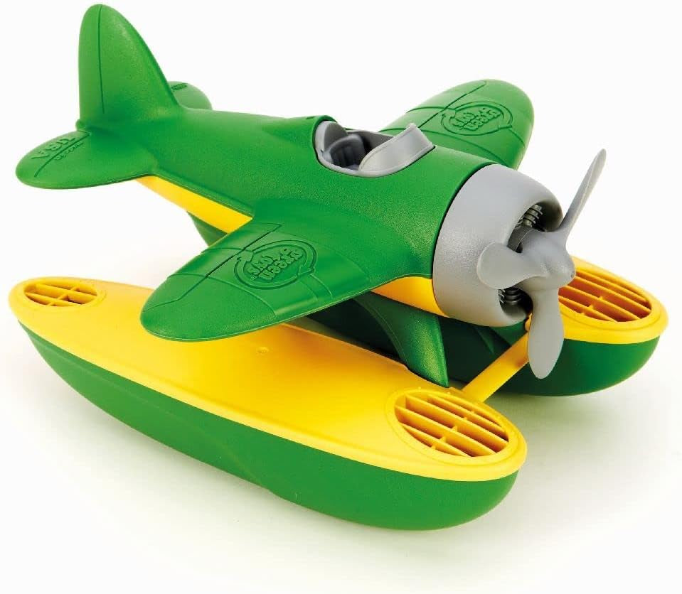 Seaplane in Green Color - BPA Free, Phthalate Free Floatplane for Improving Pincers Grip. Toys and Games ,9 X 9.5 X 6 Inches