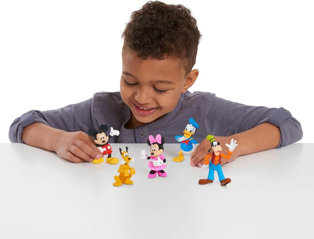 Mickey Mouse Collectible Figure Set, 5 Pack, Kids Toys for Ages 3 up by