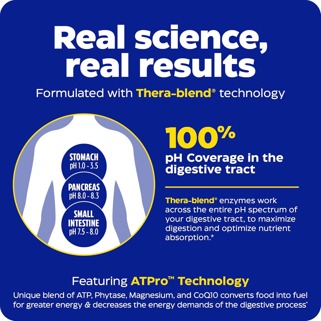 Digest Gold + Atpro, Maximum Strength Digestive Enzymes, Helps Digest Large Meals, for Gas and Bloating, 240 Capsules