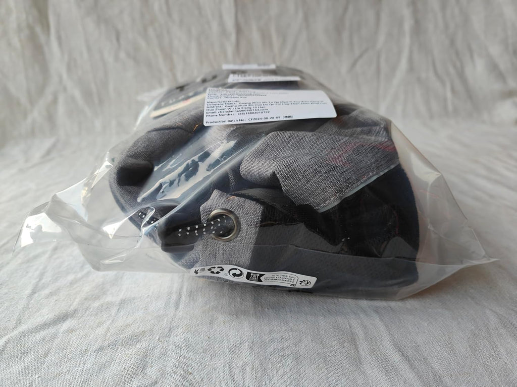 Sling Backpack, 8 Pockets Sling Bag Crossbody, 19L Large Sling Bag for Men Travel Crossbody Backpack Hiking Outdoor