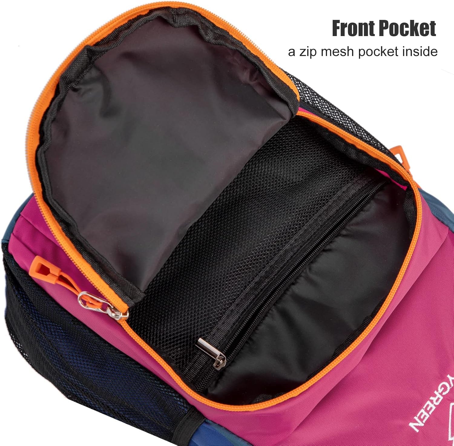 Little Kids Hiking Backpack, Toddler Backpack for Boys or Girls, Ideal for a Day Outdoor Adventures (Purple, Kids - Medium)