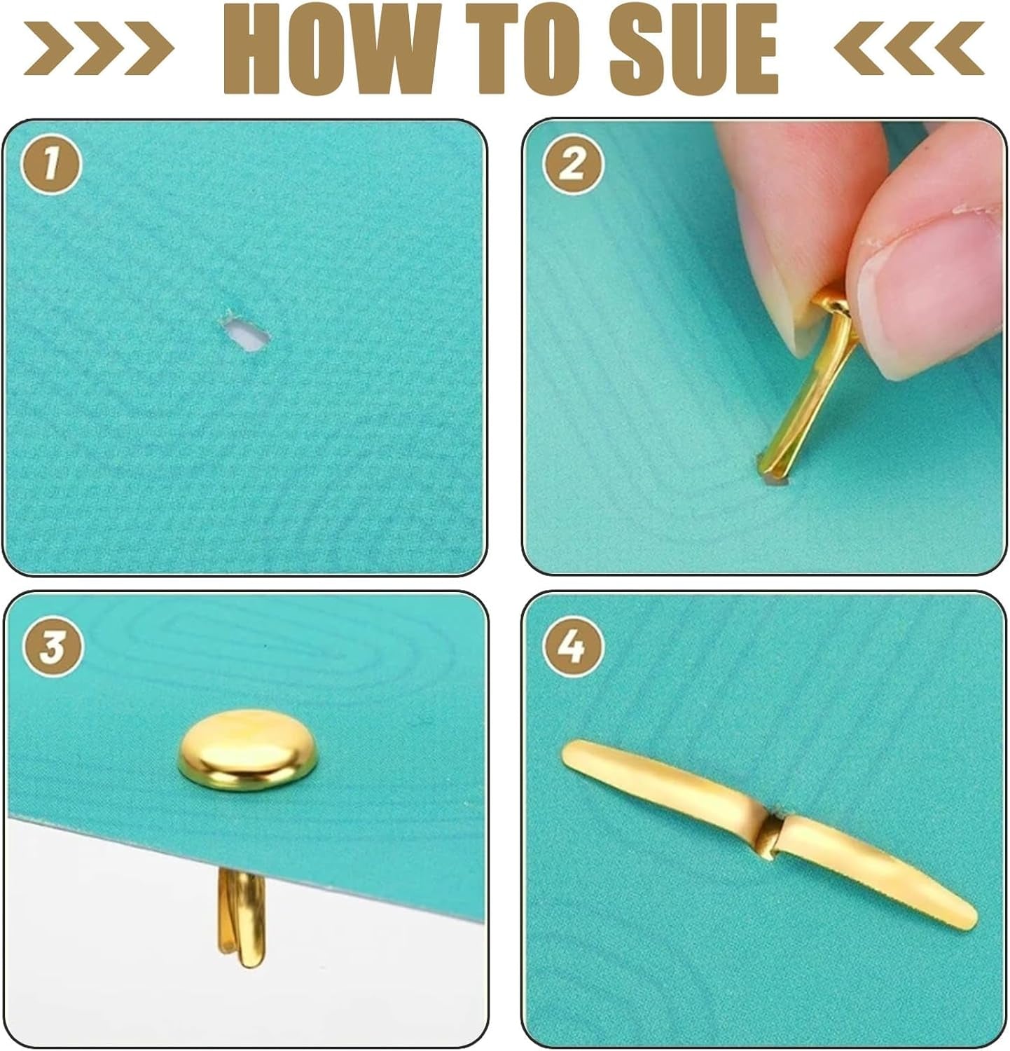 150 Pcs Metal Paper Fasteners, Split Pins, Paper Fasteners, 8X20Mm Gold Paper Clips round Head Mini Brass Brads DIY Split Pins for Crafts Scrapbooks Cards Photo Walls