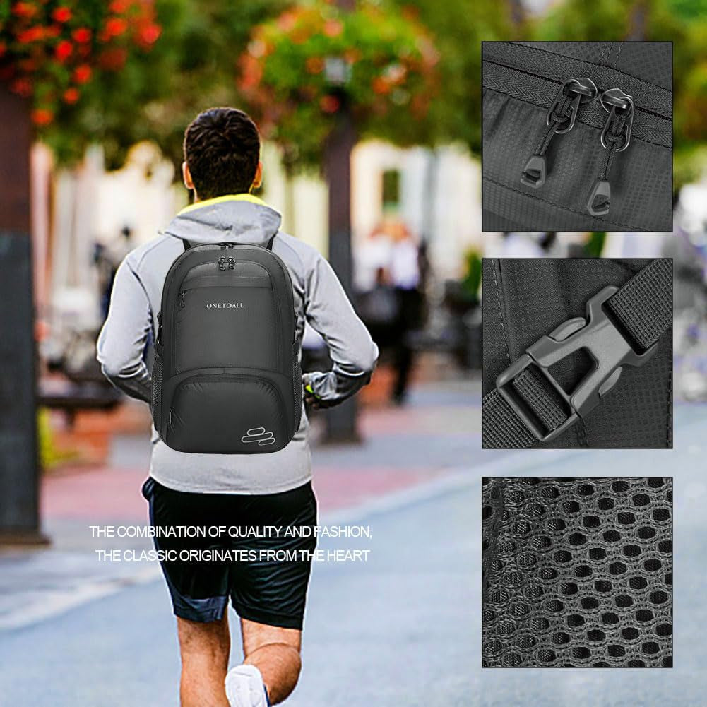 30L Packable Backpack, Lightweight Hiking Backpacks, Foldable Water Resistant Travel Hiking Camping Daypack Backpack