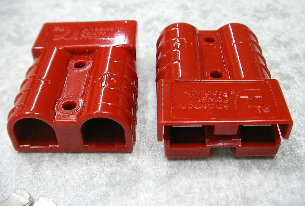 PAIR  SB50-50 AMP 600V Plug - CABLE TERMINAL BATTERY POWER CONNECTOR（GREY） (Φ Medium Cable Range:4.7Mm)