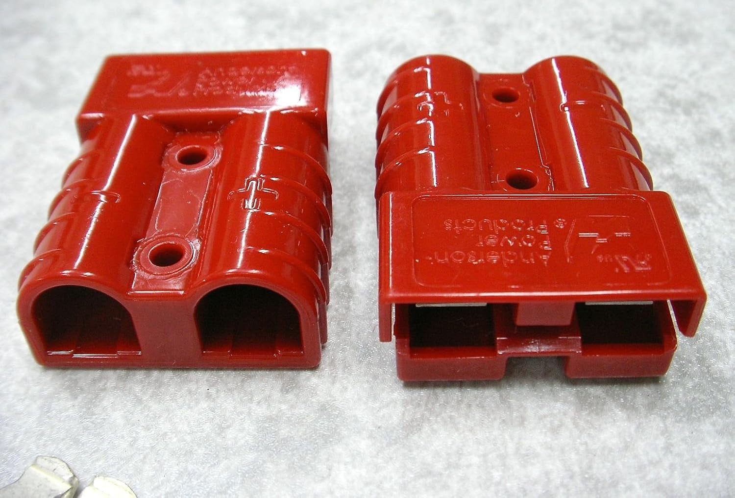 PAIR  SB50-50 AMP 600V Plug - CABLE TERMINAL BATTERY POWER CONNECTOR（GREY） (Φ Medium Cable Range:4.7Mm)