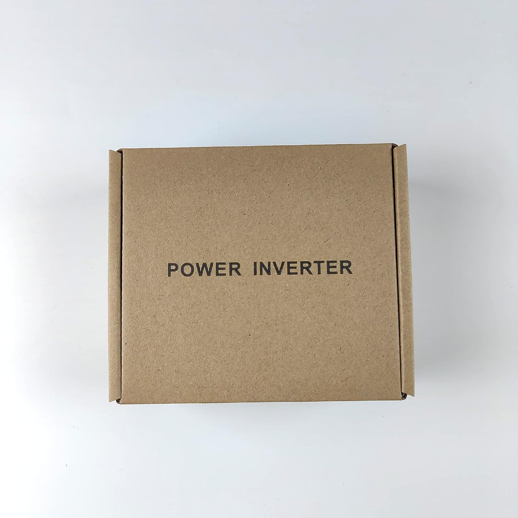 Power Inverter 200W 12V to 240V UK Socket Dual USB DC to AC Converter Car Cigarette Adapter