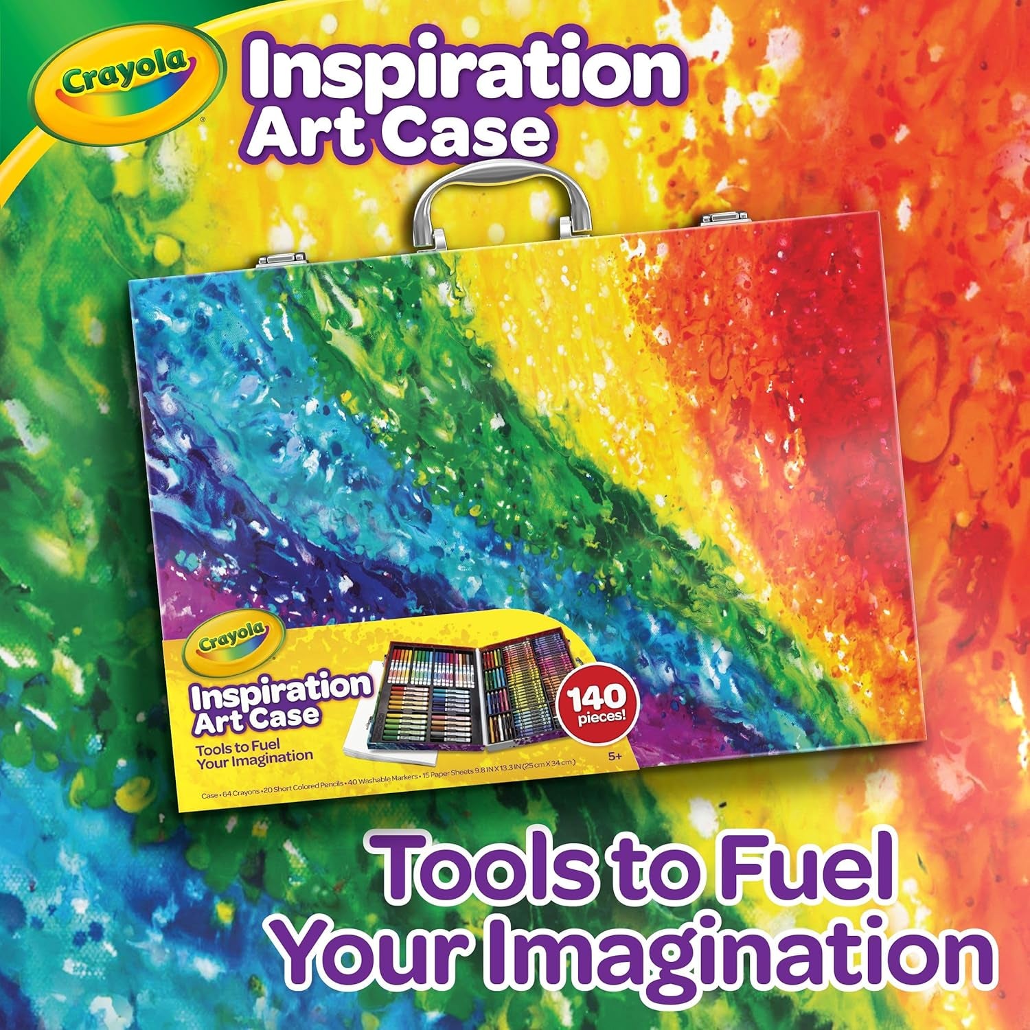Inspiration Art Case Coloring Set - Space (140Ct), Art Kit for Kids, Toys for Girls & Boys, Art Supplies Set, Drawing Gift for Kids, 5+ [Amazon Exclusive]
