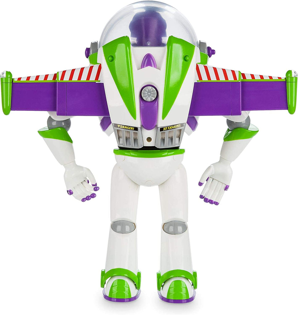 Official Buzz Lightyear Interactive Talking Action Figure from Toy Story, Features 10+ English Phrases, Interacts with Other Figures and Toys