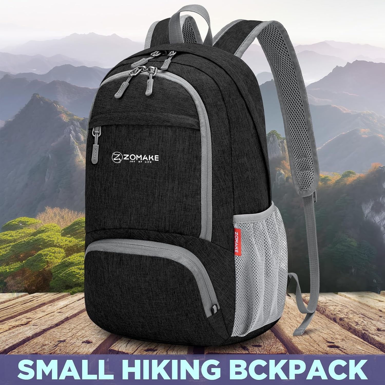 20L Lightweight Packable Hiking Backpack - Small Travel Hiking Daypack - Tear Resistant Foldable Day Pack for Camping