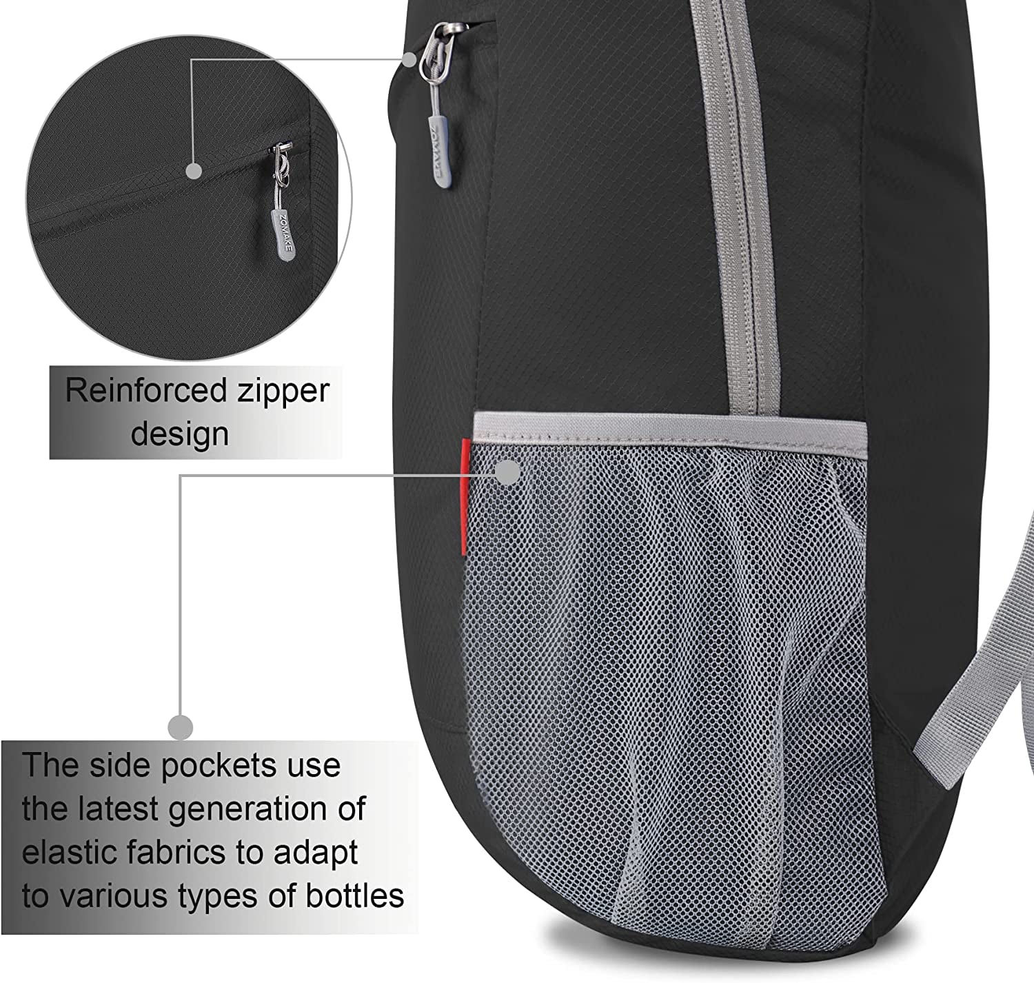 Lightweight Packable Backpack 20L, Foldable Backpacks Small Daypack for Hiking Water Resistant Day Bag for Travel