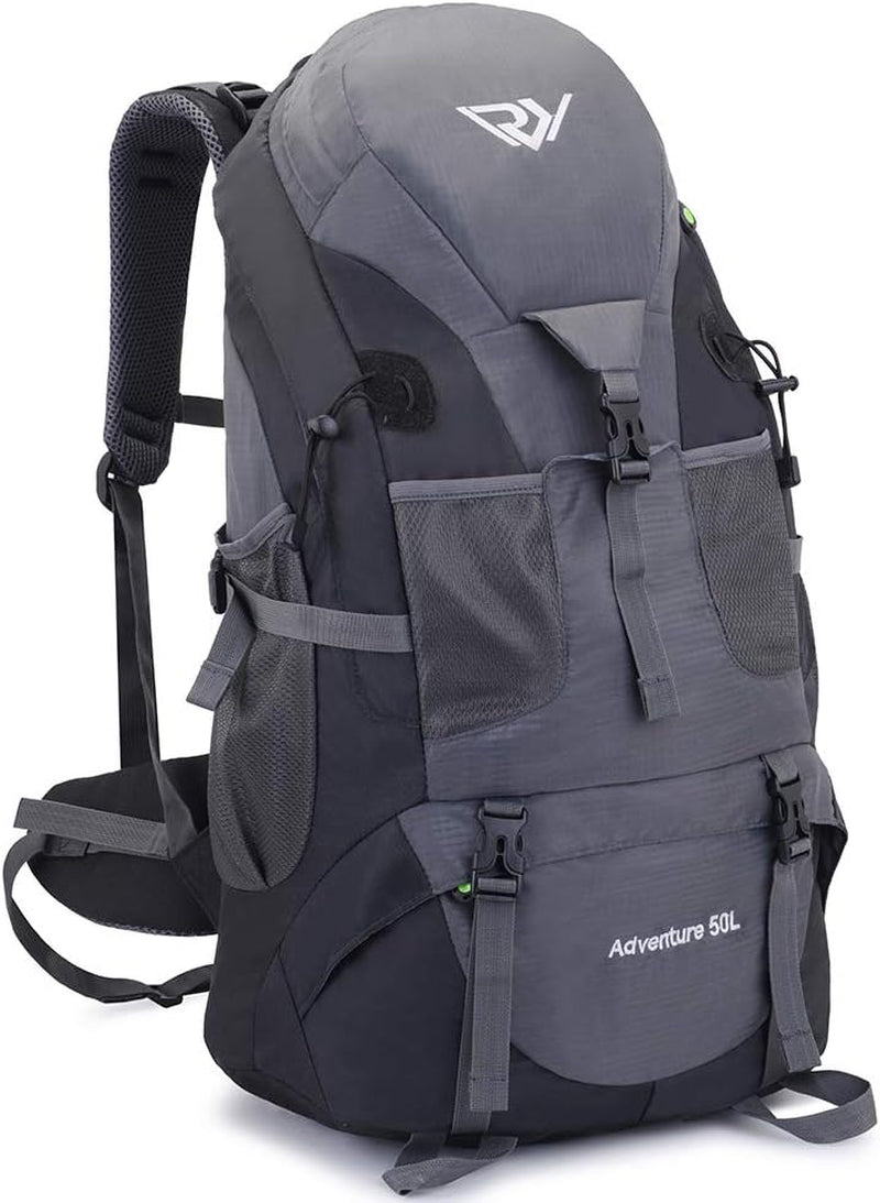 50L Hiking Backpack, Waterproof Lightweight Daypack for Outdoor Camping Travel