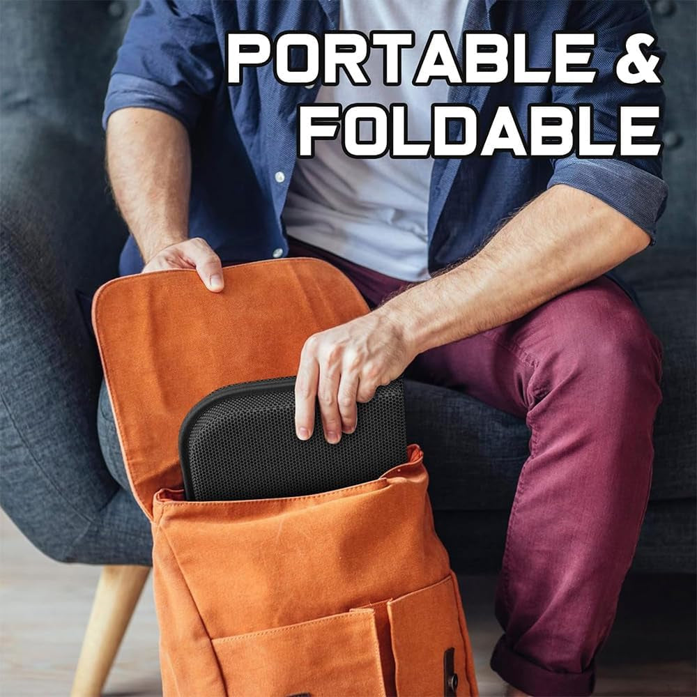 Wheelchair Cushion,Gel Seat Cushion,Foldable Honeycomb Heaven Cushion for Long Sitting,Office Desk Chair,Hip Pressure Sore Relief,Travel,Airplane,Car Driving,Elderly,Computer Gaming Chair (Square-S)