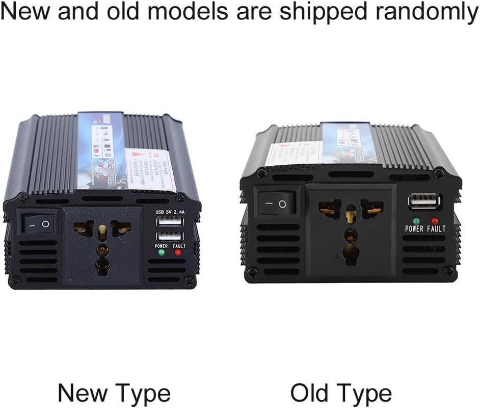 Solar Inverter, Inverter 12 V Converter 220V 500W Power Inverter with Solar Panel for Household Camping Outdoors Vacations Road Trips Remote Job Sites and Even Charging Household Items