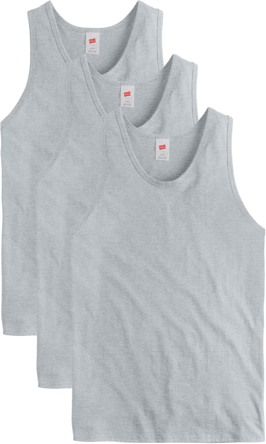 Men'S Essentials Top Pack, Midweight Cotton Tanks, Sleeveless Shirts, 3-Pack