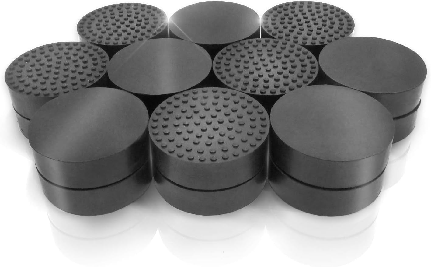 Invisible Pot Feet for Outdoor Plant Pots and Flowers Solid Rubber Pot Risers with Enhanced Non-Slip Surface Grip | 20 Pack.