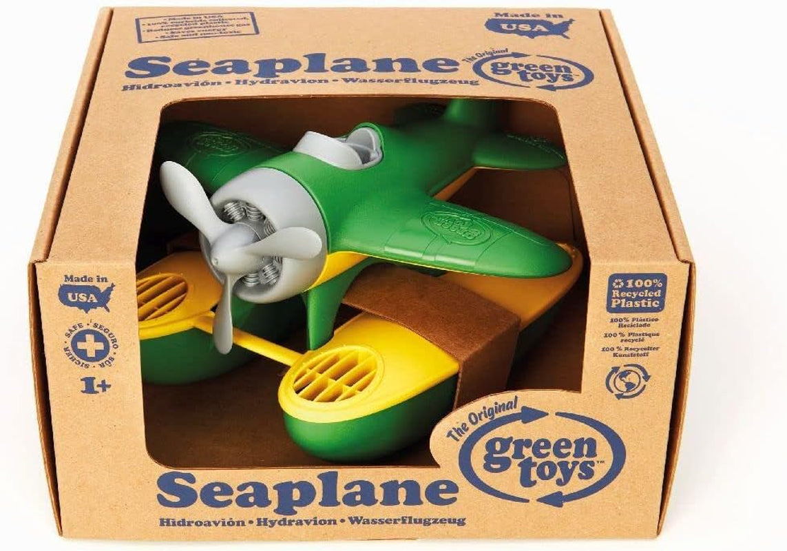 Seaplane in Green Color - BPA Free, Phthalate Free Floatplane for Improving Pincers Grip. Toys and Games ,9 X 9.5 X 6 Inches