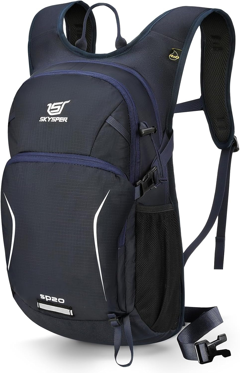 Hiking Backpack - 20L Small Backpacks with Ergonomical Design, Breathable Day Pack, Backpacking for Men Women, Navyblue