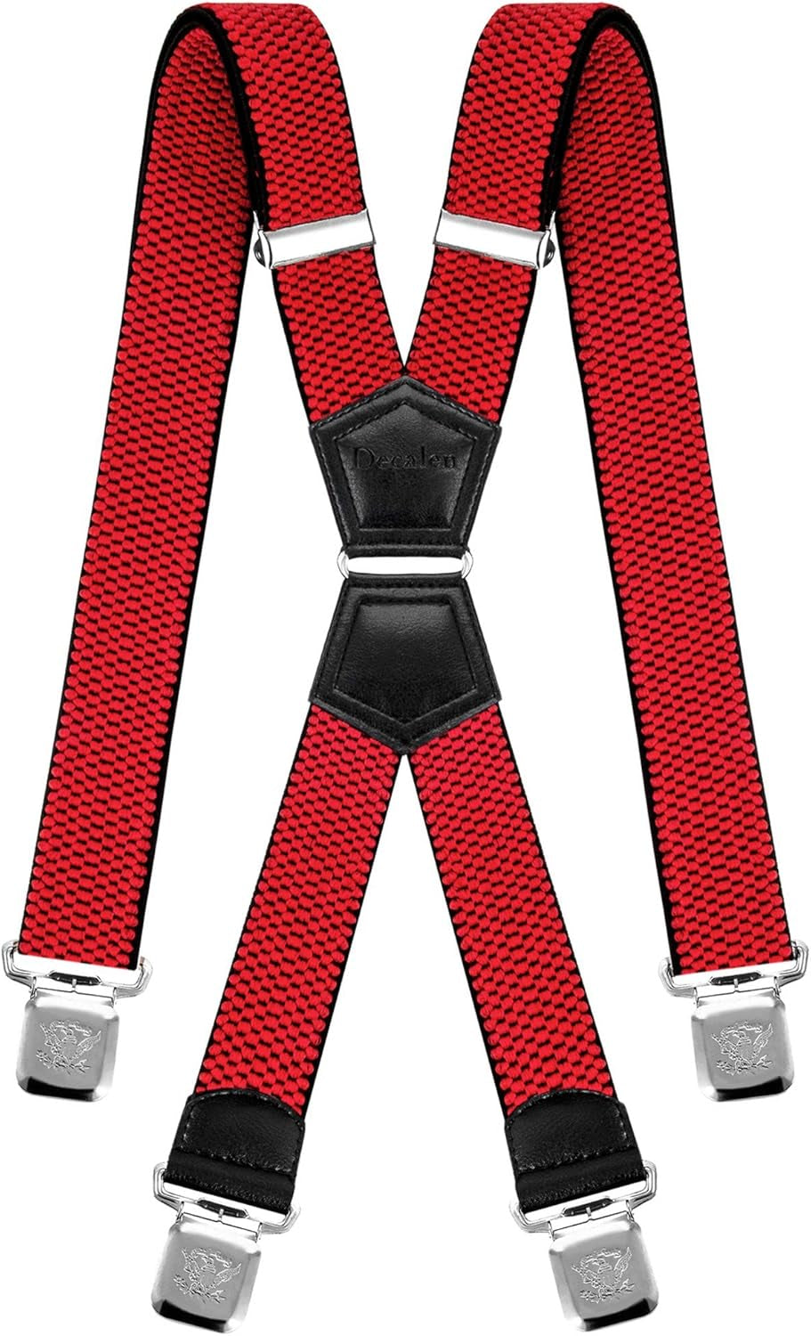 Mens Braces X Style Very Strong Clips Adjustable One Size Fits All Heavy Duty