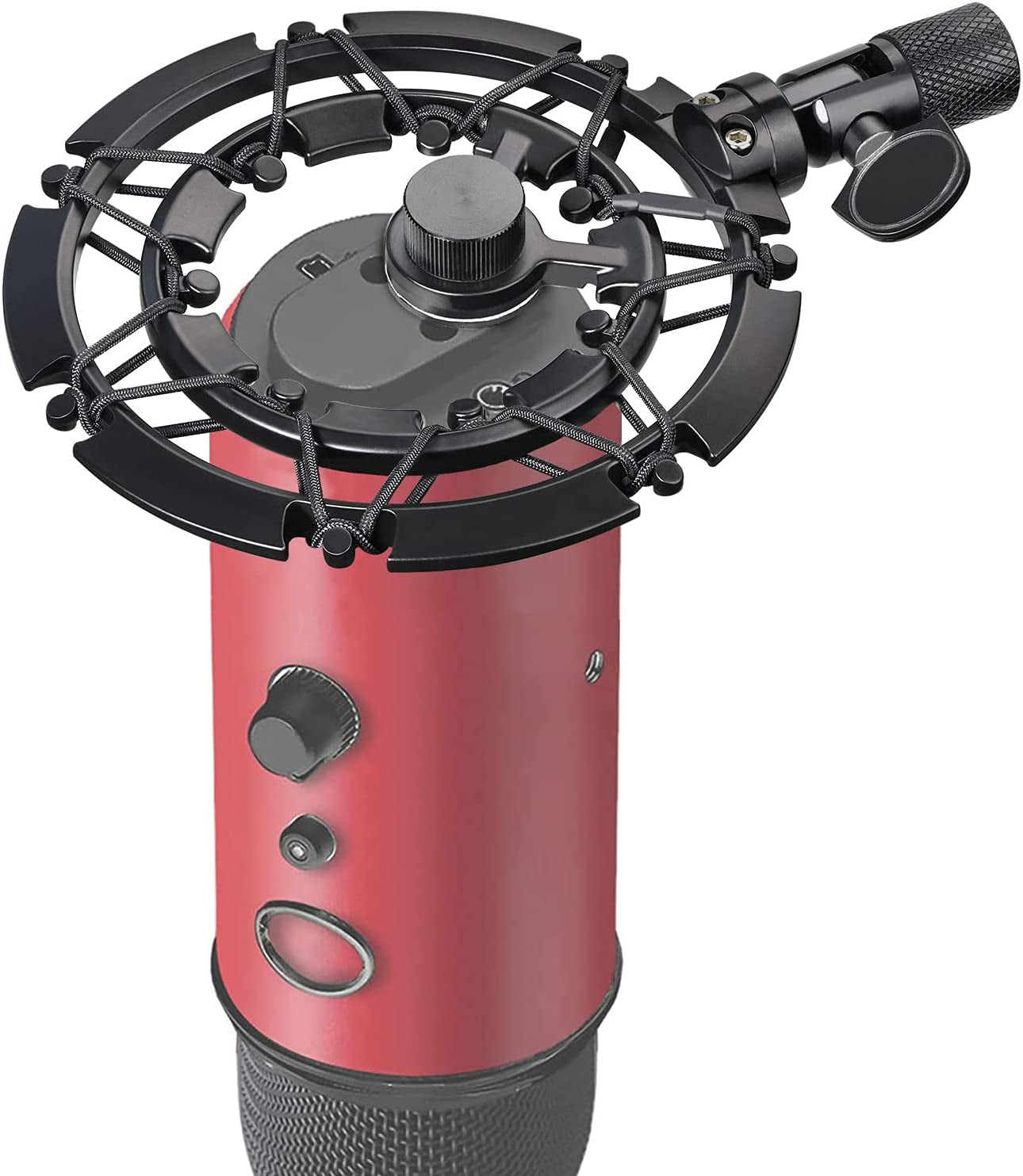 Shock Mount for Blue Yeti and Yeti Pro Microphone, Alloy Shockmount Reduces Vibration Noise and Improve Recording Quality